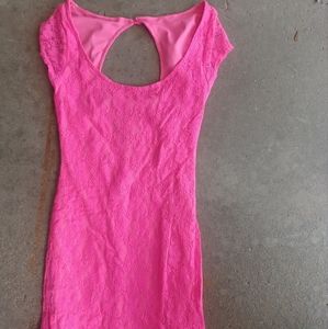 Pink Mini Dress